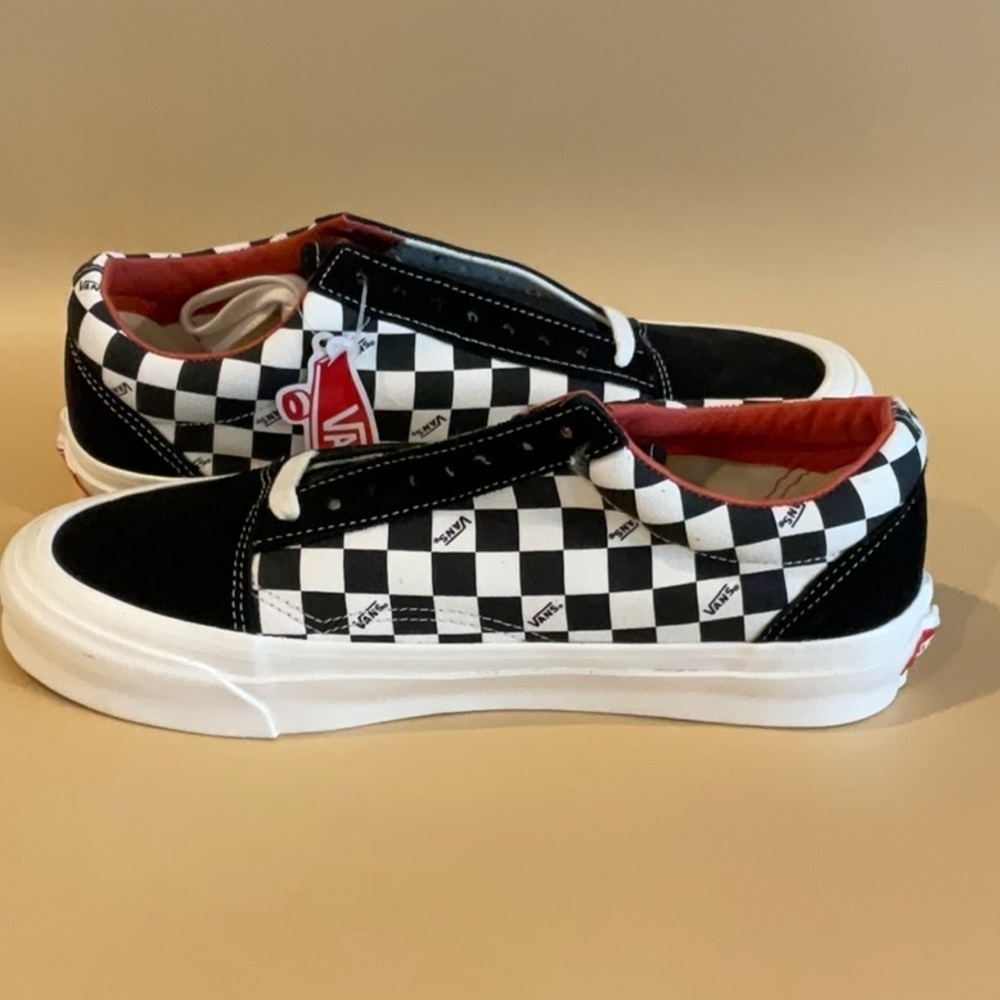 VANS VAULT OLD SKOOL NS OG LX (SUEDE/ CANVAS) Checkerboard - Picture 2 of 8